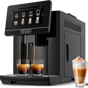 Dravonta Fully Automatic Espresso Machine With Grinder 19 Customizable